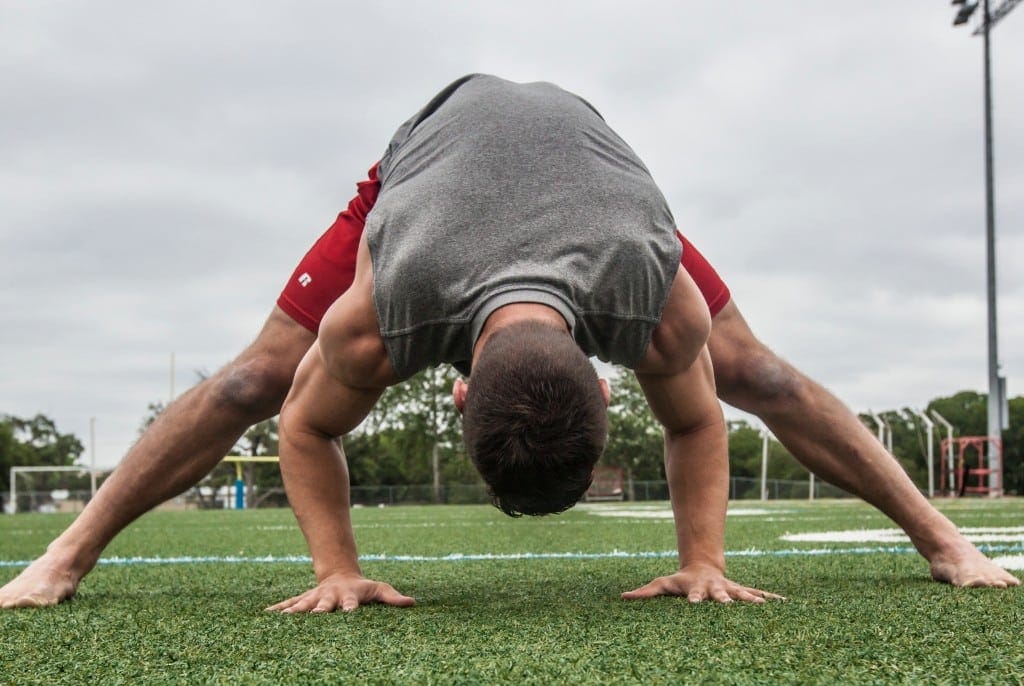 Wide-legged Forward Fold - Man Flow Yoga