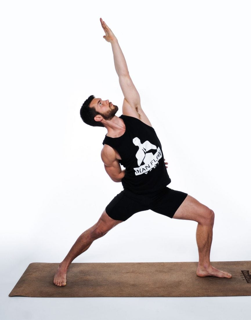Reverse Warrior - Man Flow Yoga