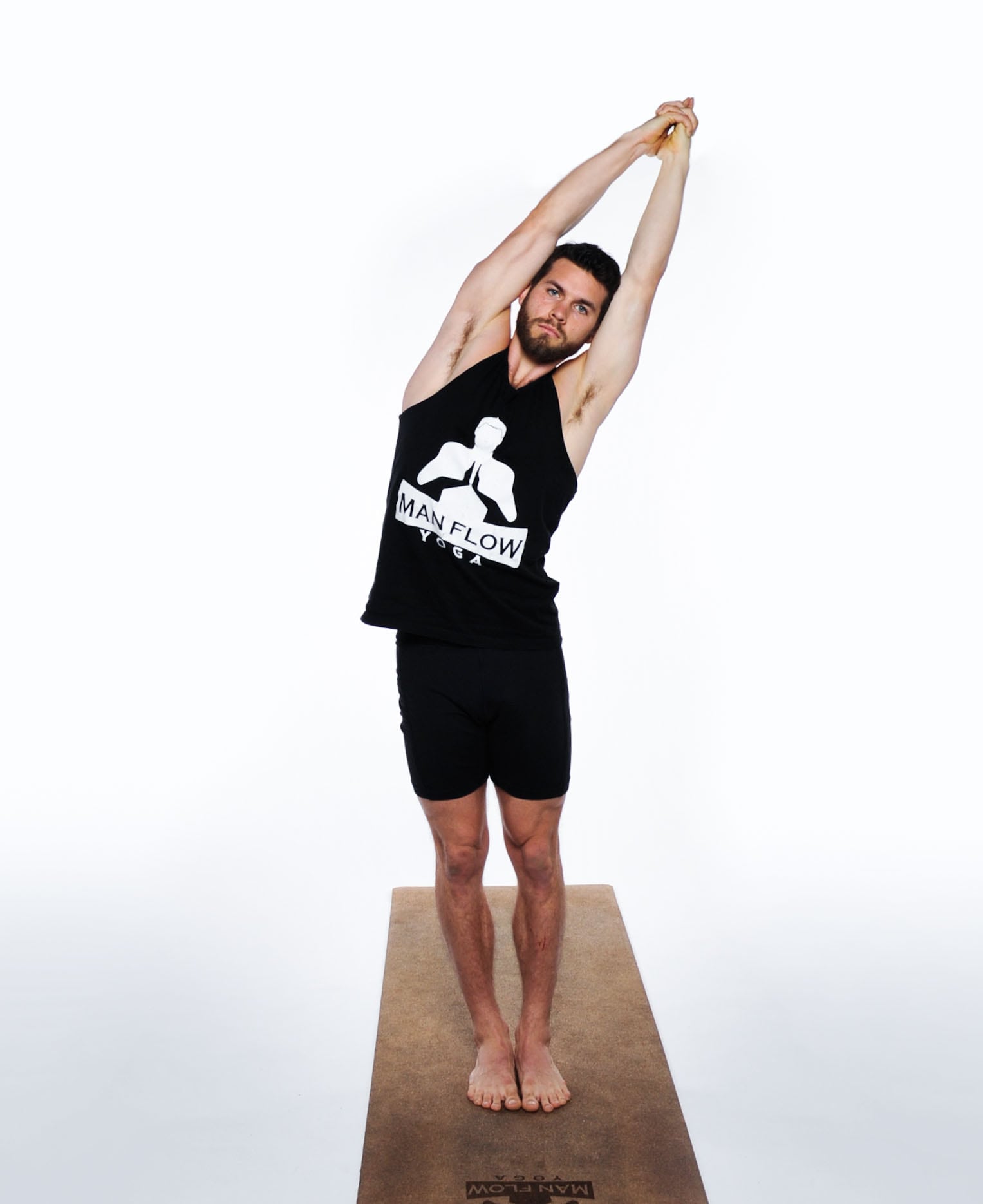 Standing Side Stretch Man Flow Yoga
