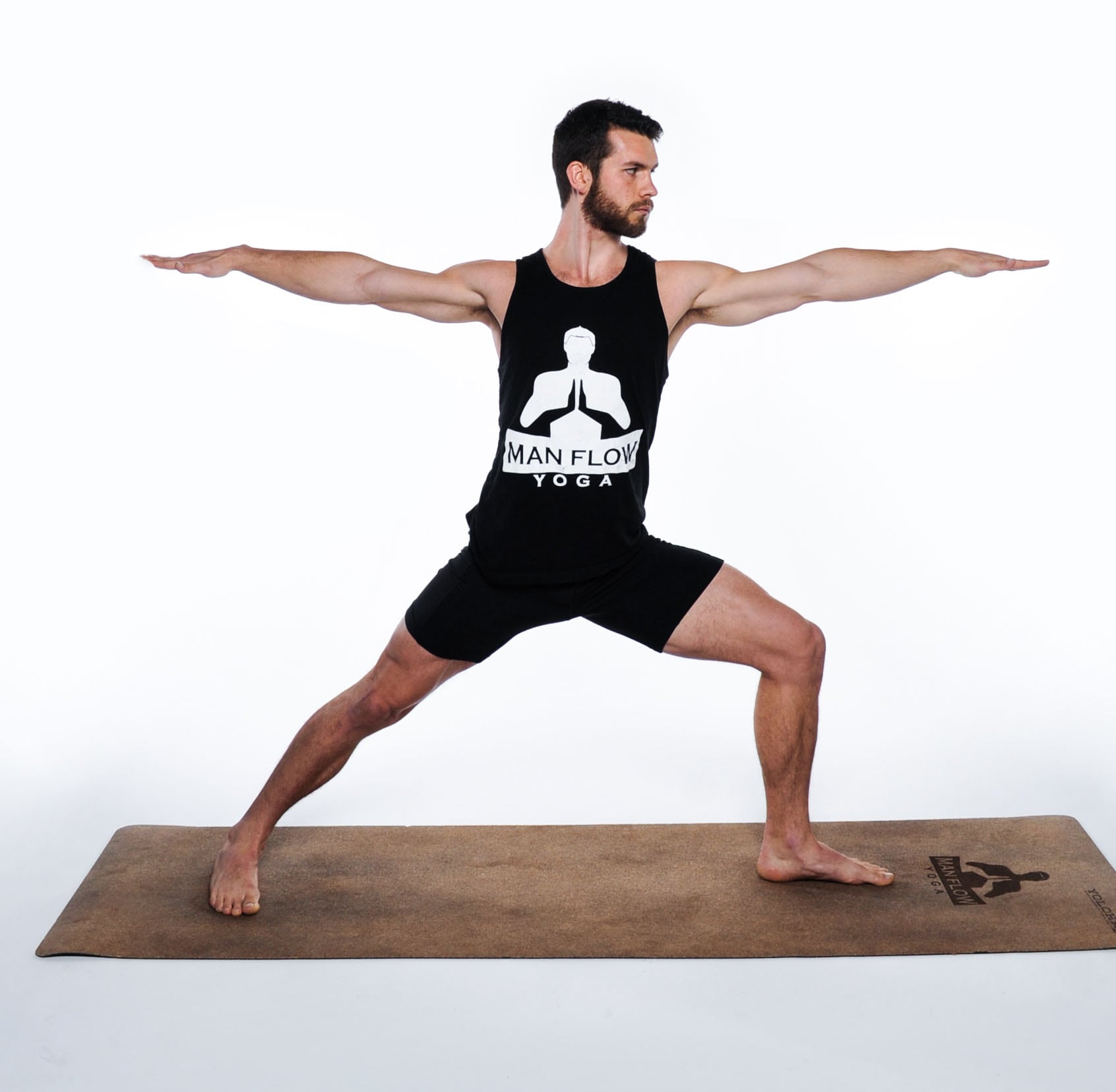 Warrior 2 - Man Flow Yoga