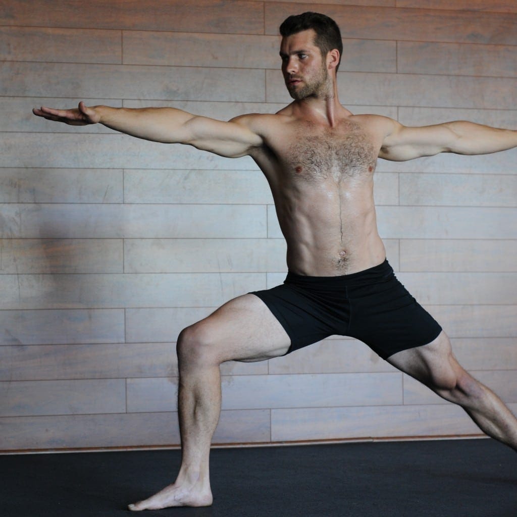 Yoga Poses for Men - Warrior 2