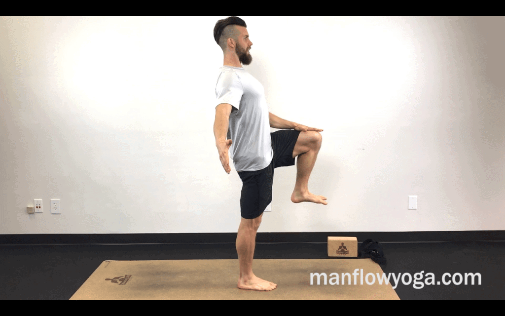 Standing March Hold - Yoga Poses for Runners