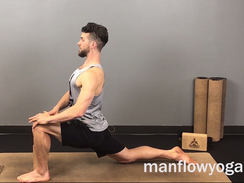 Yoga for Equestrians: Lizard Stretches the quads and inner thighs