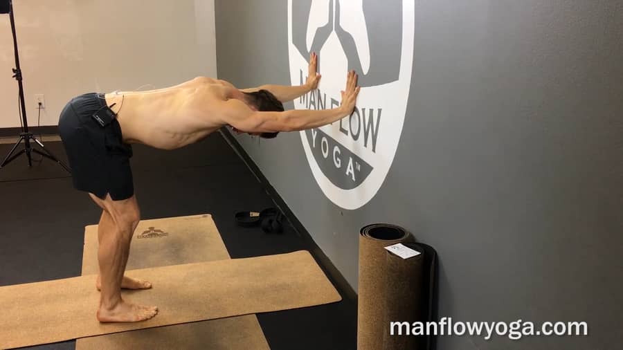 1-Arm Downdog on Wall