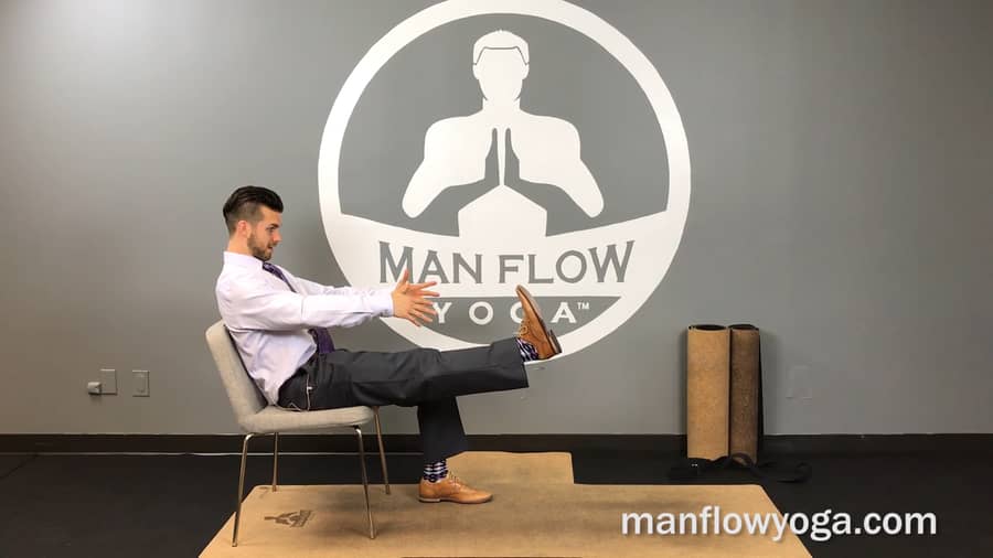 Seated March Hold & Leg Extension