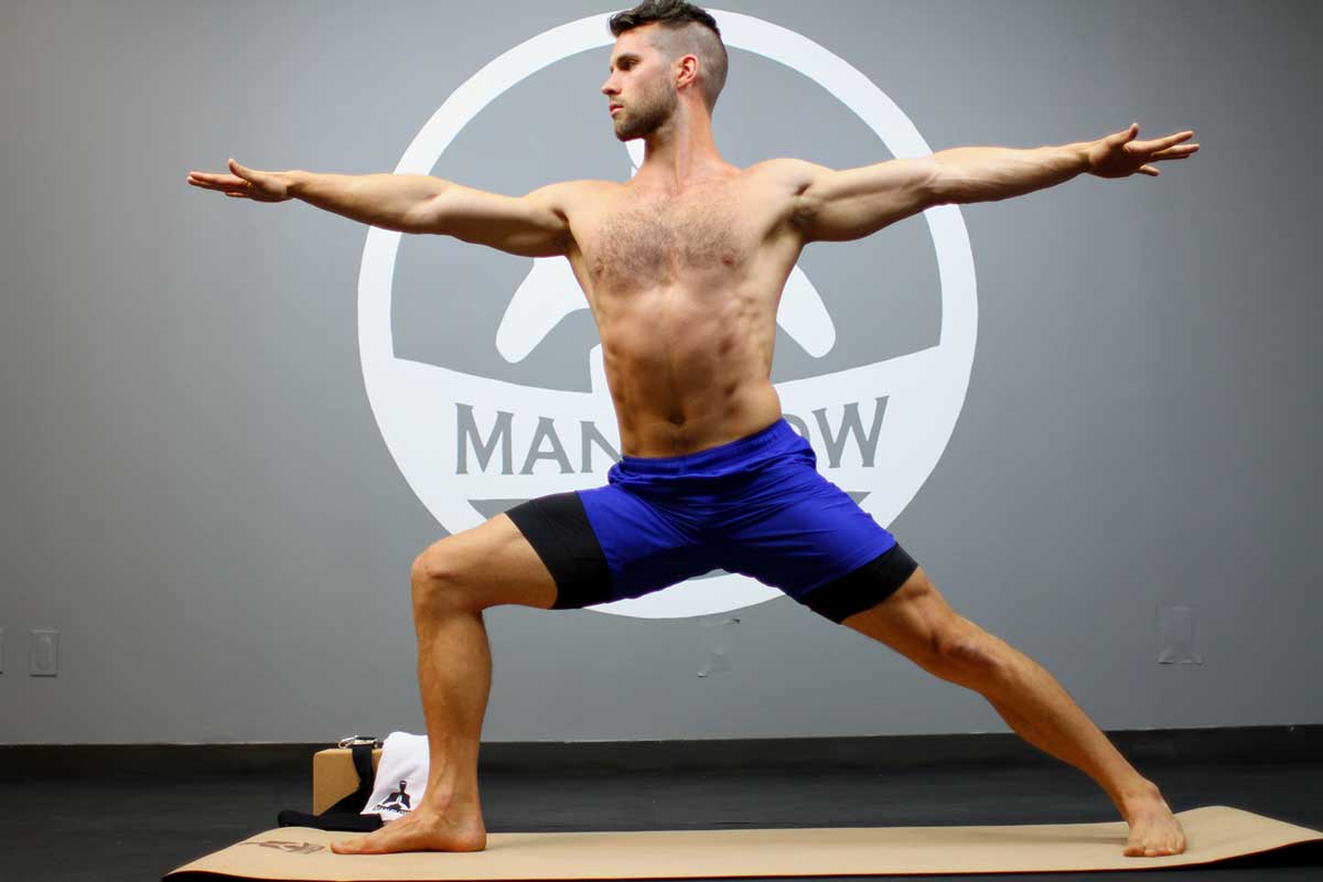 No Slip Cork Yoga Mat and Kit (Block, Strap, and Towel) - Man FLow Yoga
