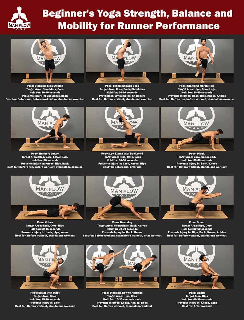 Yoga For Runner - Pose Guide