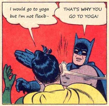 Batman Explains Yoga and flexibility