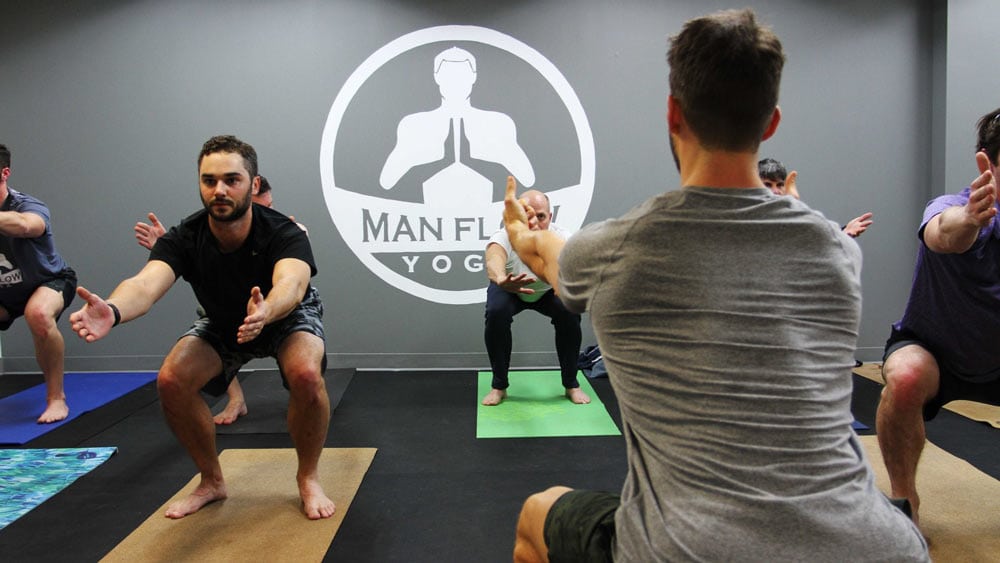 Man Flow Yoga Austin Class