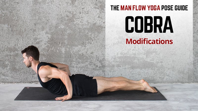 Man Flow Yoga Pose Guide - Cobra - Modifications - Photo credit 2018 Dennis Burnett Photography