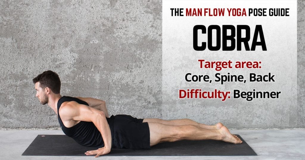 Man Flow Yoga Pose Guide - Cobra - Photo credit 2018 Dennis Burnett Photography