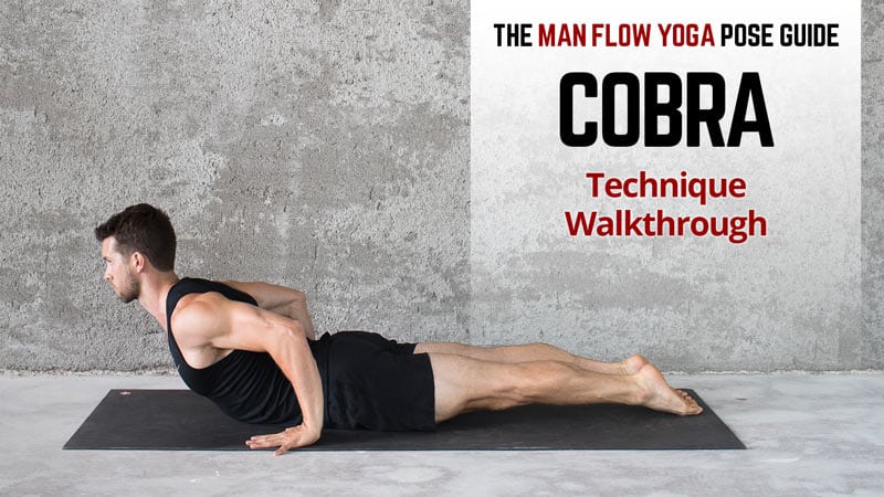 Man Flow Yoga Pose Guide - Cobra - Technique - Photo credit 2018 Dennis Burnett Photography