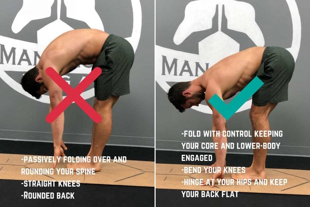 Common Beginner Yoga Mistakes to Avoid - Forward Fold
