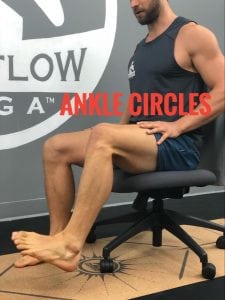 Exercises You Can Do While Sitting--Ankle Circles