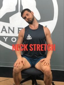 Exercises You Can Do While Sitting--Neck Stretch