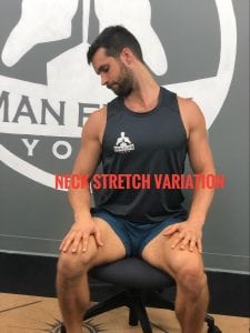Exercises You Can Do While Sitting--Neck Stretch Variation