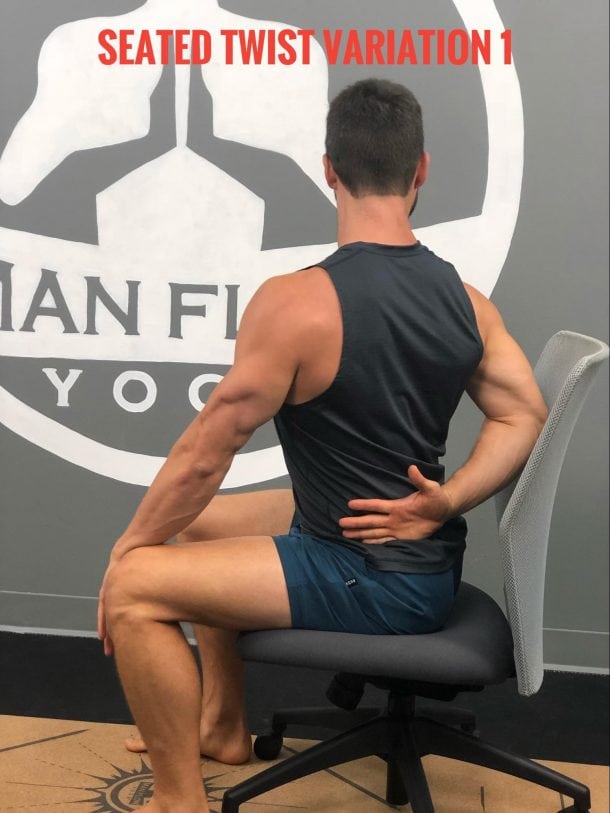 Exercises You Can Do Sitting Down Man Flow Yoga