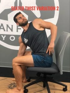Exercises You Can Do While Sitting--Seated Twist Variation 2