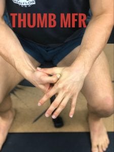 Exercises You Can Do While Sitting--Thumb MFR