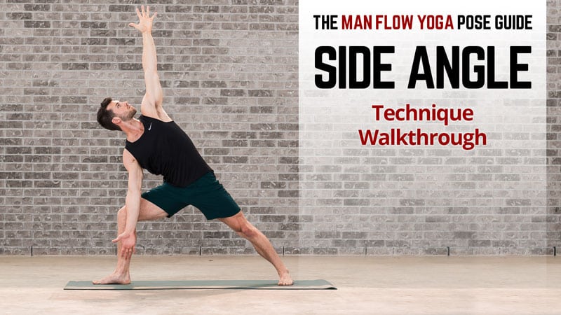 Man Flow Yoga Pose Guide - Side Angle: Technique Walkthrough - Photo credit 2018 Dennis Burnett Photography