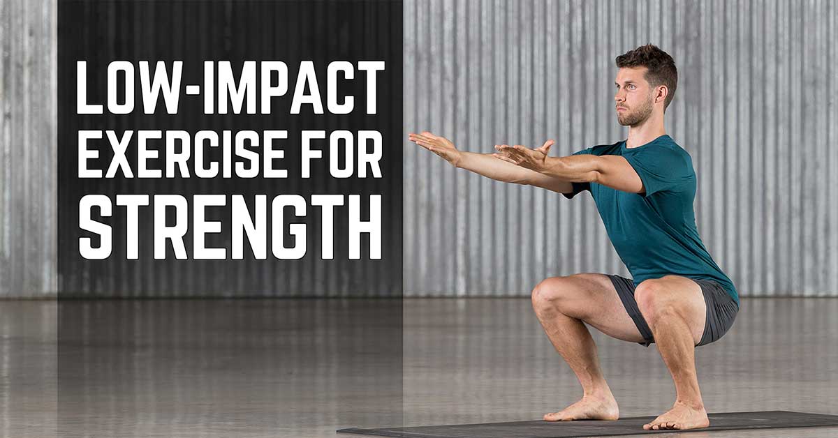 Low-Impact Bodyweight Exercise for Strength - Squat