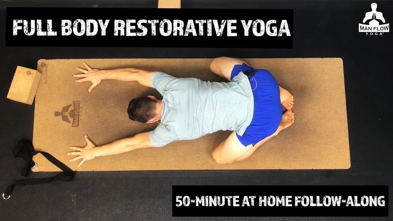 50-Min Restorative, Stress-Relieving Yoga