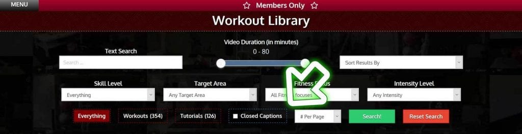 closed caption yoga workout library 