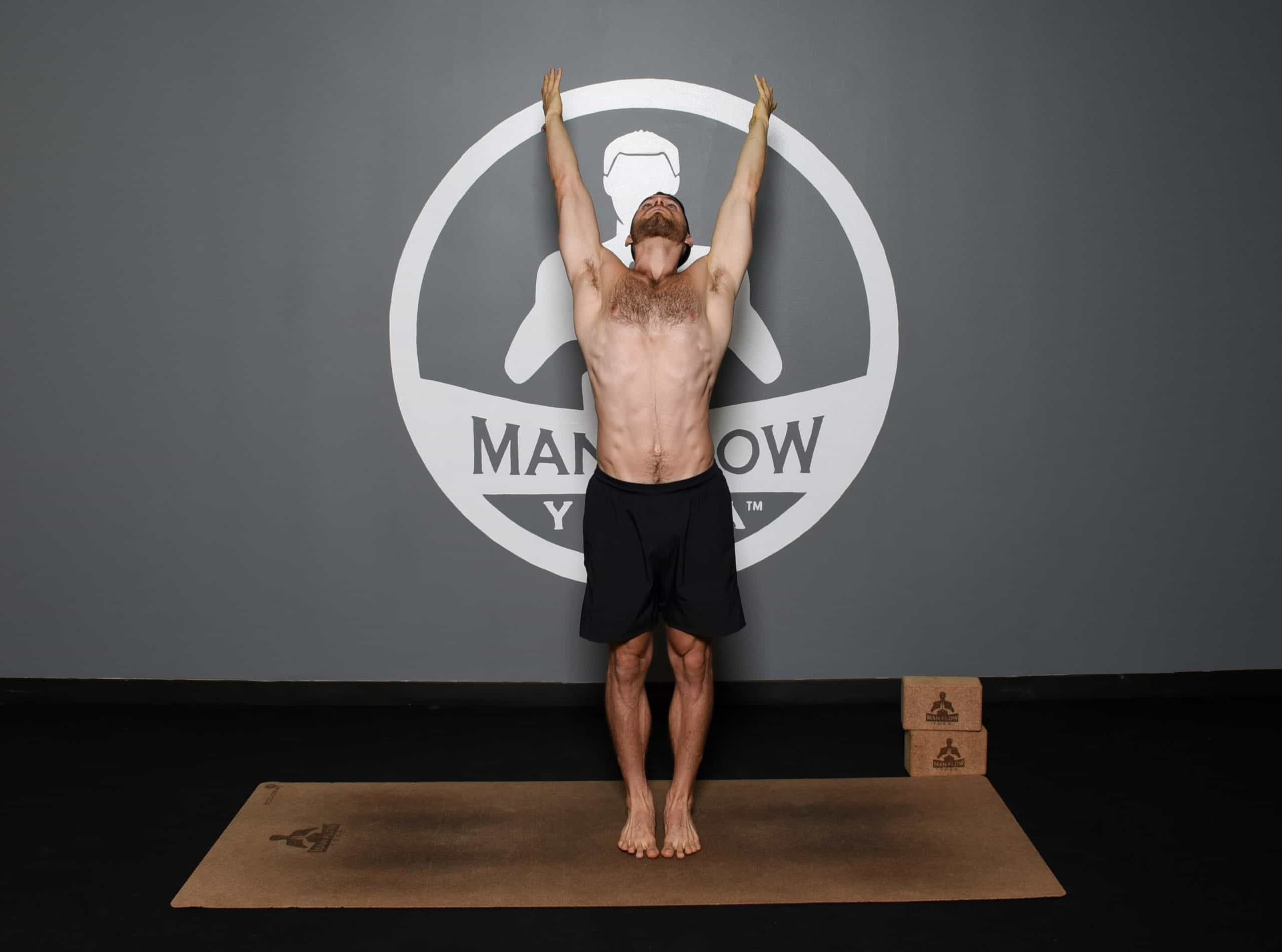 Morning Yoga Poses for Energy - Standing Backbend 