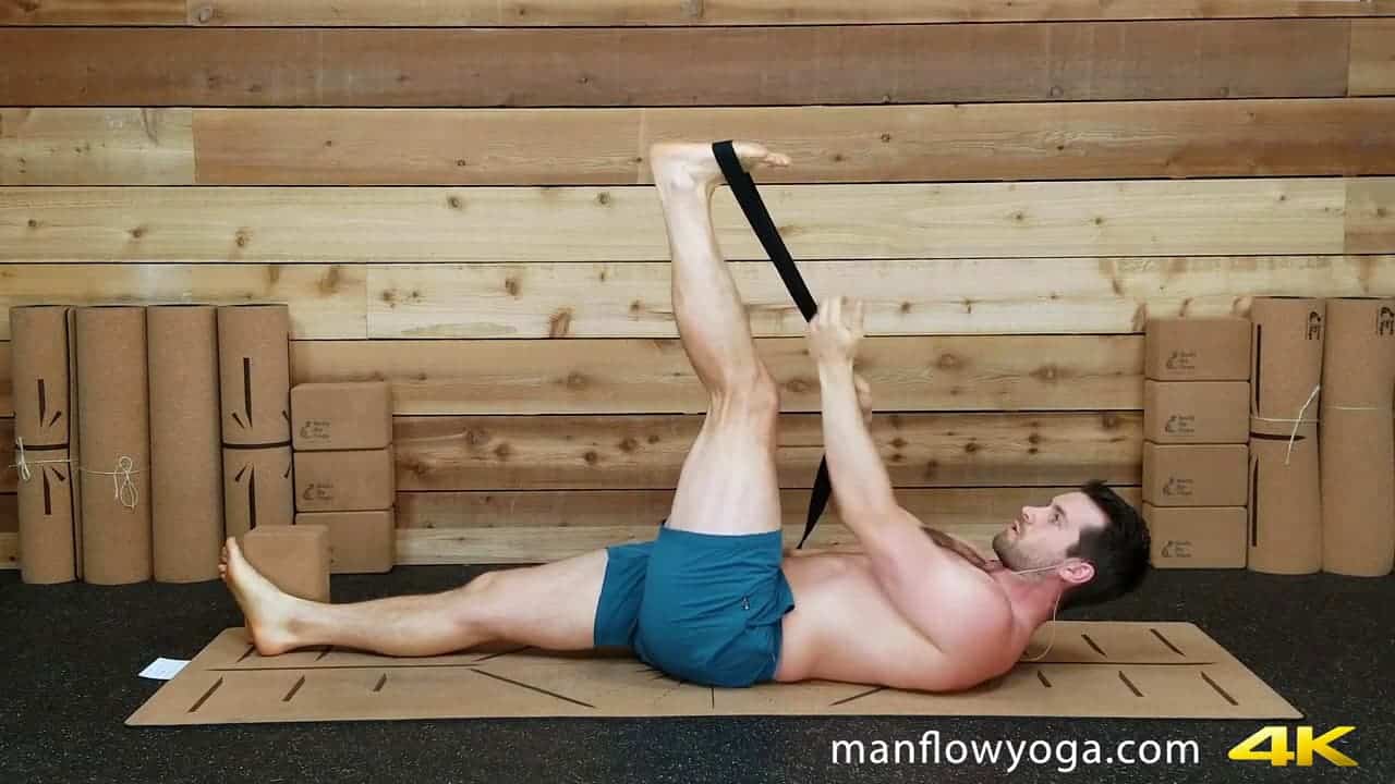 Yoga for Plantar Fasciitis - Reclined Hamstring Stretch