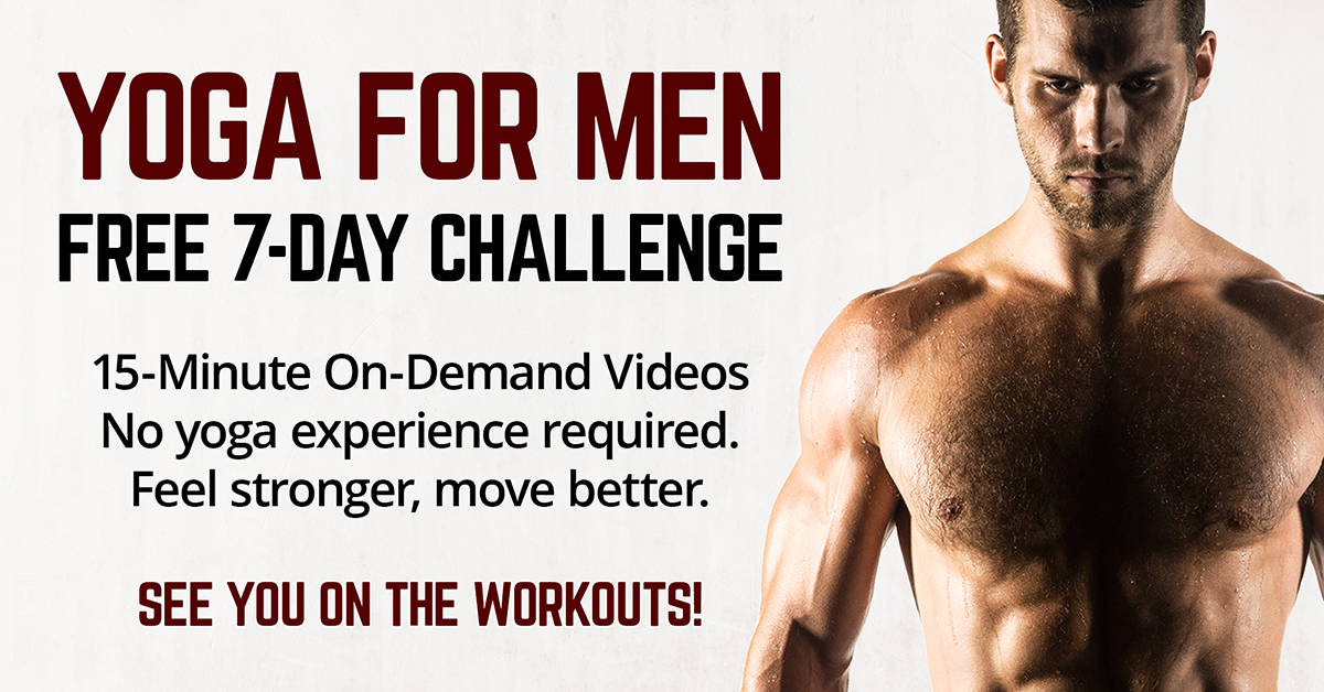 FREE 7-Day Beginners’s Yoga for Men Challenge