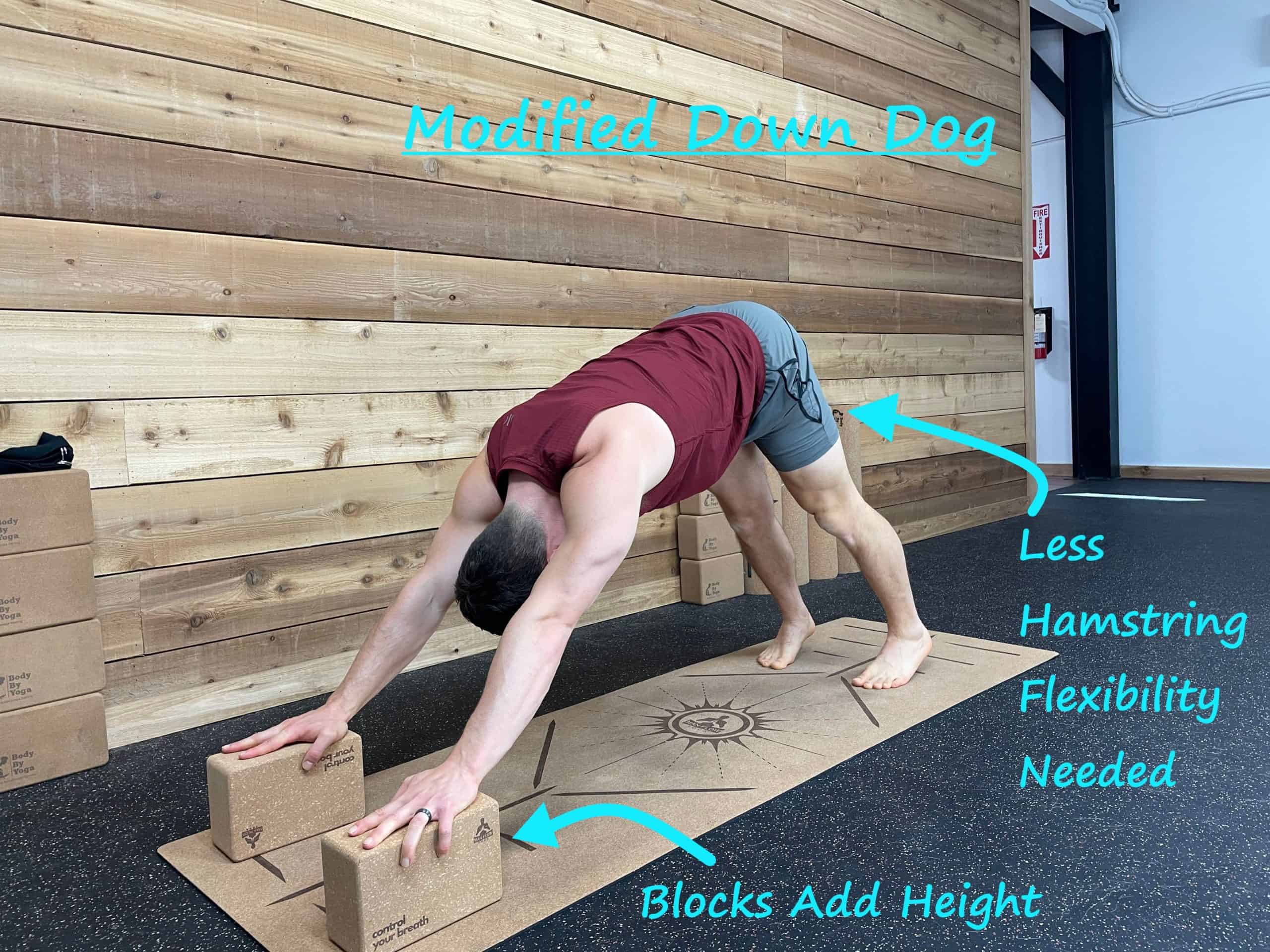How to Get Rid of Tech Neck with Yoga - Modified Downdog