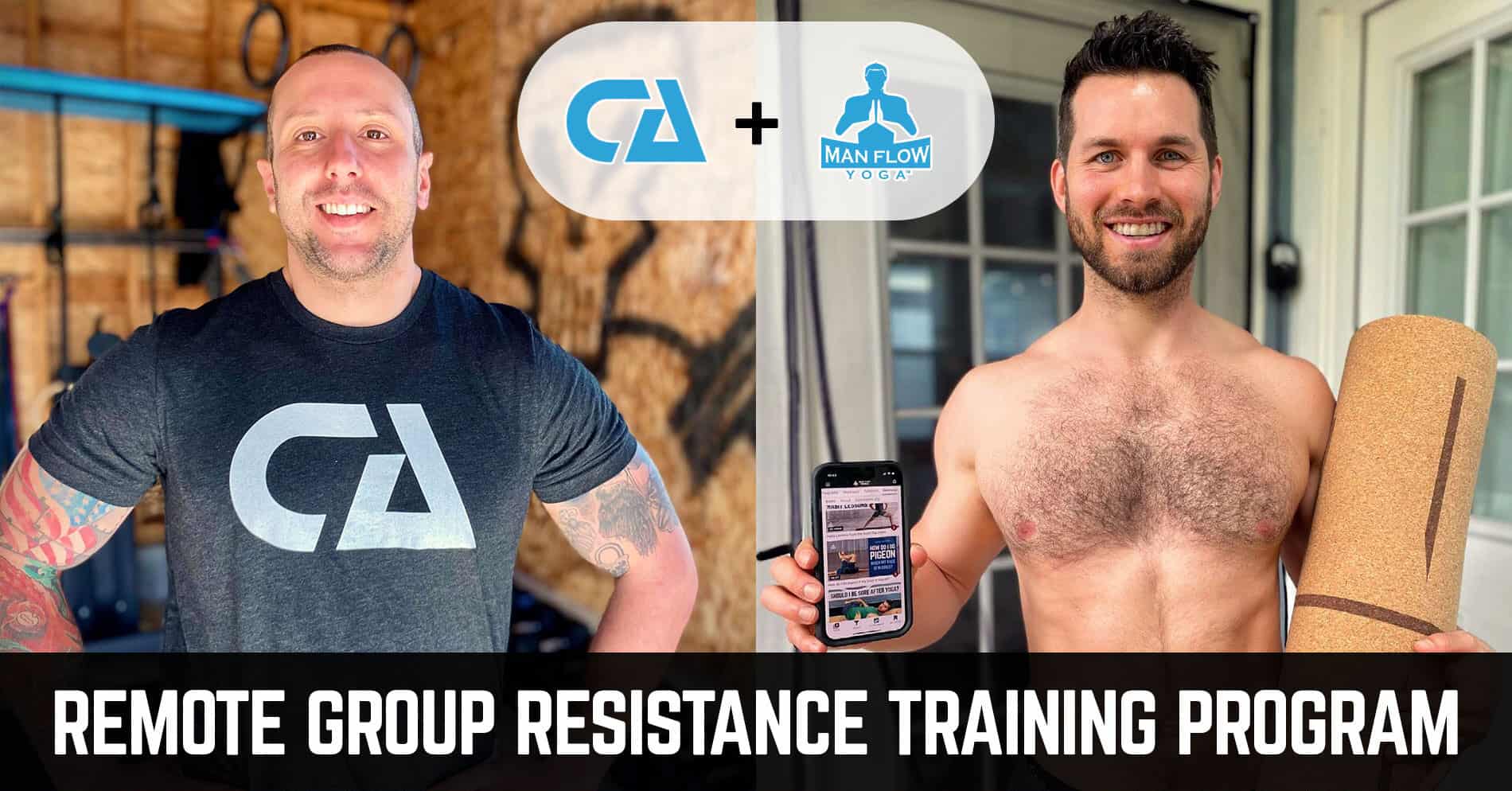 Remote Group Resistance training program for men