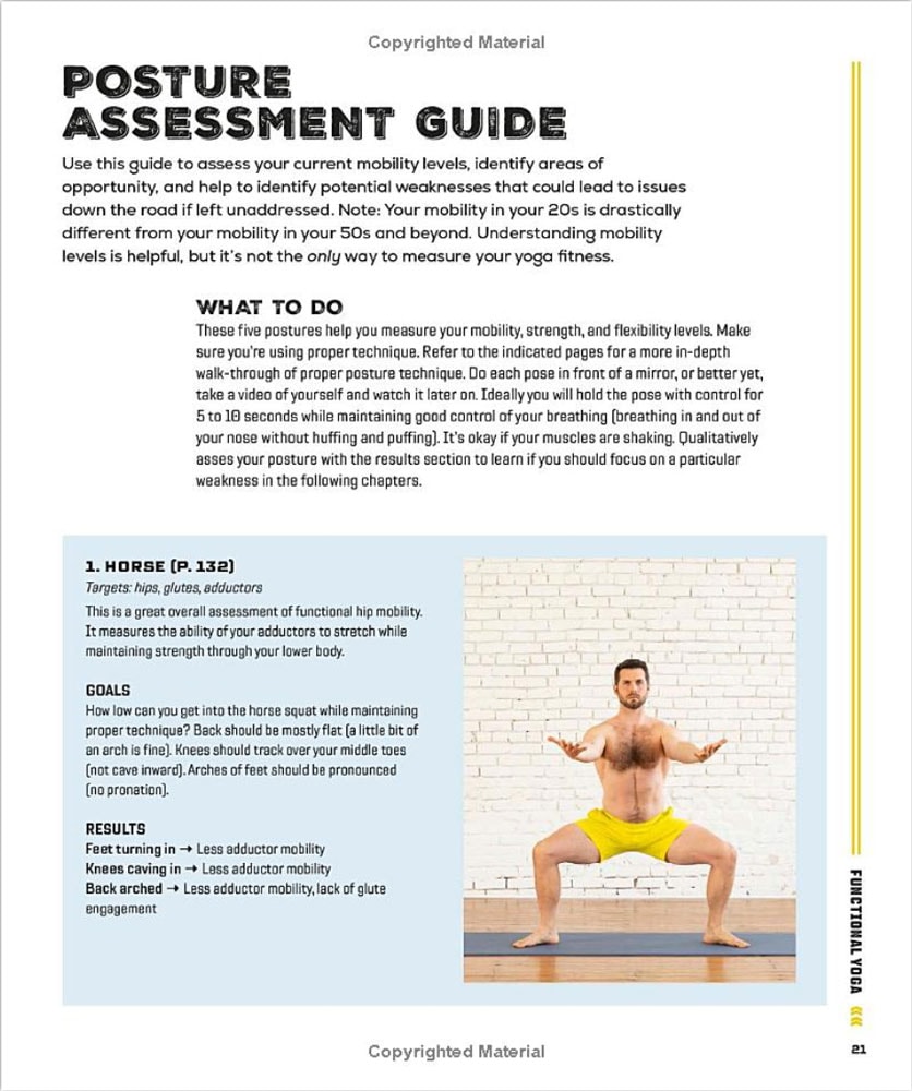 Yoga for Athletes Excerpt: Posture Assesment Guide