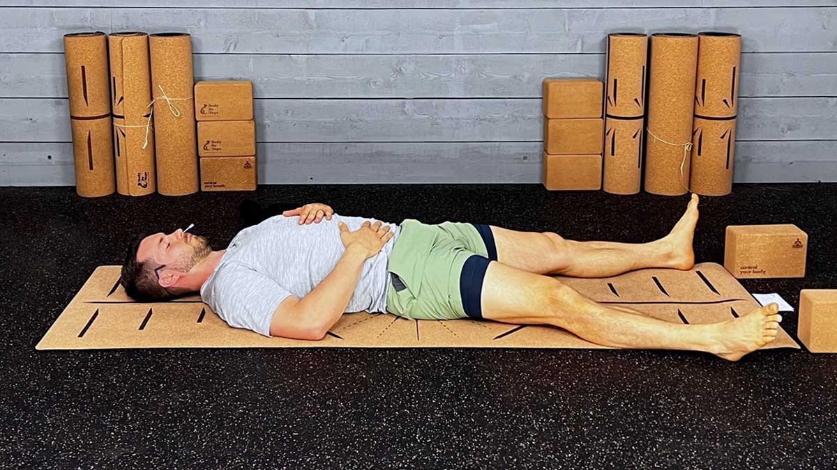 corpse pose - restorative yoga