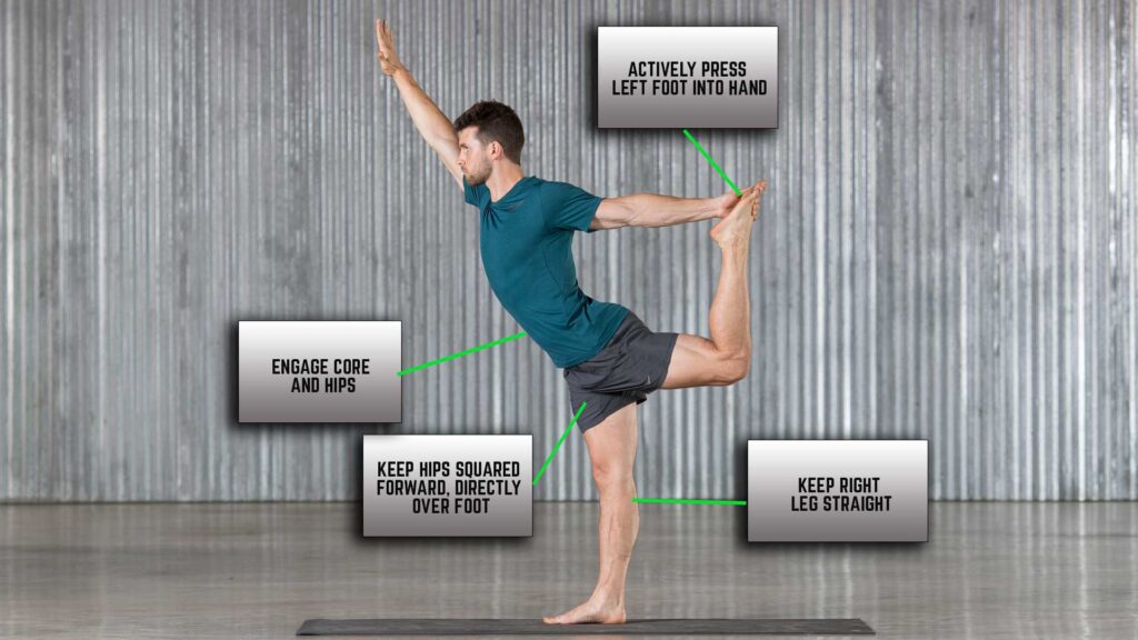 Standing Bow Pose - Step 3