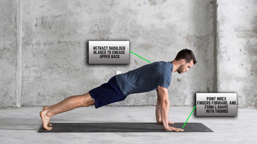 Low Plank Pose - Step 1