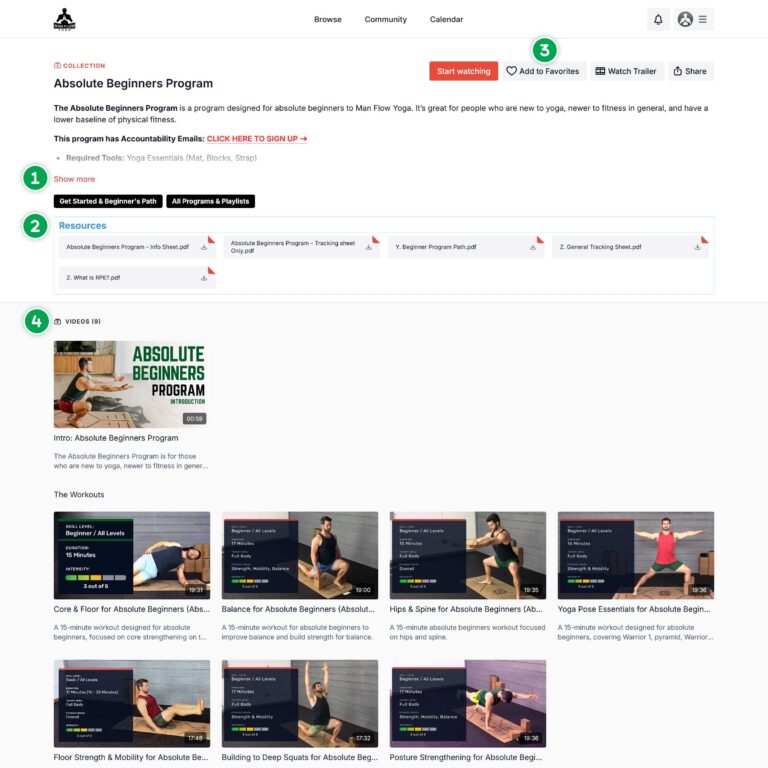 Man Flow Yoga | Collection Home Page - Collapsed