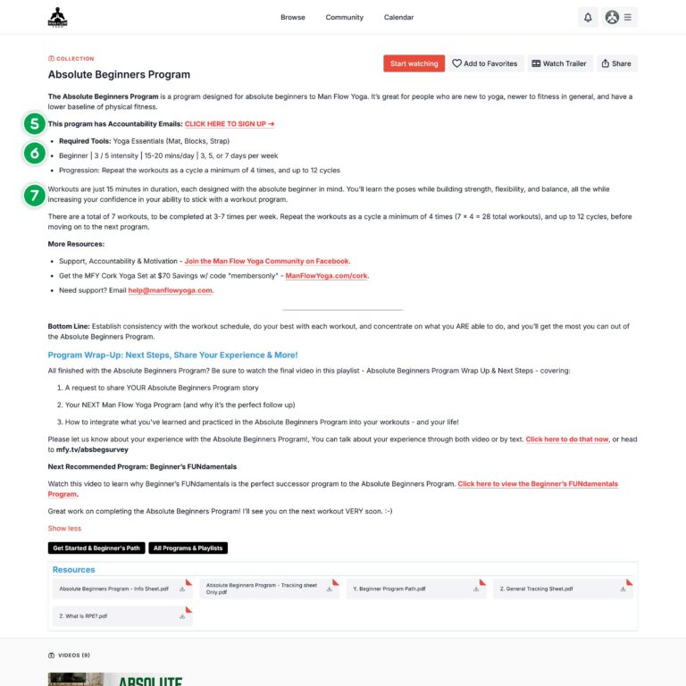 Man Flow Yoga | Collection Home Page - Expanded