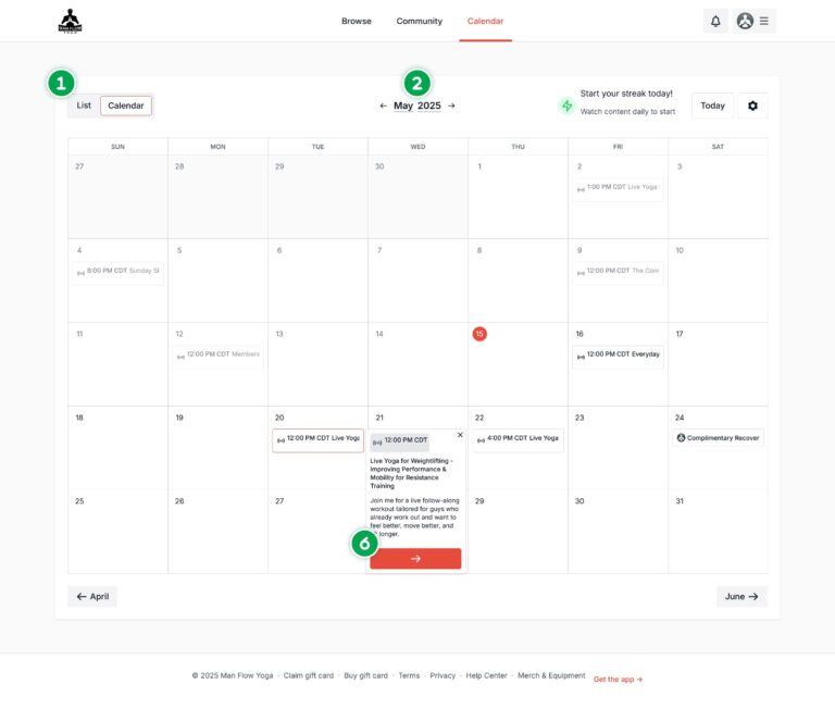 Man Flow Yoga | Live Events