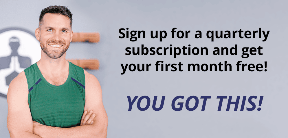 Sign up for a quarterly Subscription and get your first month free!