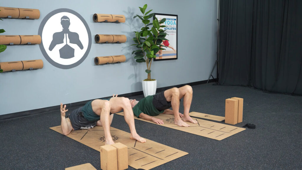 2. Low-Intensity Bridge Pose (1 Minute) 2. Low-Intensity Bridge Pose (1 Minute)