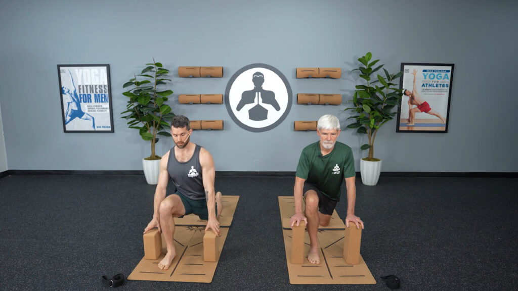 1. Supported Low Lunge (1 Minute Per Side) 1. Supported Low Lunge (1 Minute Per Side)