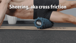 The 5 Best Mobility Tools for Men Over 40 (Under $50) - Foam Roller - Sheering AKA Cross-Friction on Hips