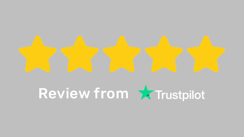 Five Star Review From TrustPilot